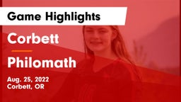 Corbett  vs Philomath  Game Highlights - Aug. 25, 2022