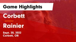 Corbett  vs Rainier Game Highlights - Sept. 20, 2022