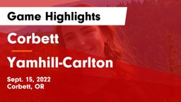 Corbett  vs Yamhill-Carlton Game Highlights - Sept. 15, 2022
