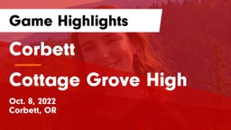 Corbett  vs Cottage Grove High Game Highlights - Oct. 8, 2022