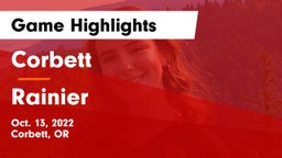 Corbett  vs Rainier Game Highlights - Oct. 13, 2022