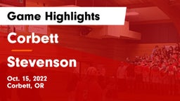 Corbett  vs Stevenson Game Highlights - Oct. 15, 2022