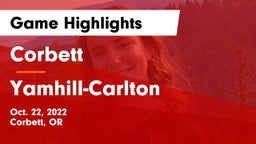 Corbett  vs Yamhill-Carlton Game Highlights - Oct. 22, 2022