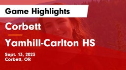 Corbett  vs Yamhill-Carlton HS Game Highlights - Sept. 13, 2023