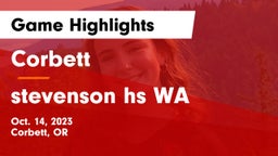 Corbett  vs stevenson hs WA Game Highlights - Oct. 14, 2023