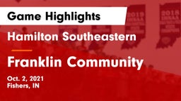 Hamilton Southeastern  vs Franklin Community  Game Highlights - Oct. 2, 2021