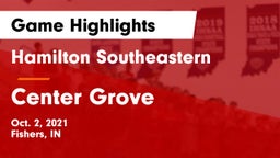 Hamilton Southeastern  vs Center Grove  Game Highlights - Oct. 2, 2021