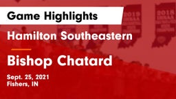 Hamilton Southeastern  vs Bishop Chatard  Game Highlights - Sept. 25, 2021