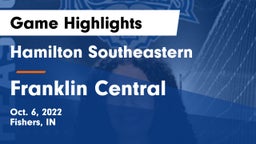 Hamilton Southeastern  vs Franklin Central  Game Highlights - Oct. 6, 2022