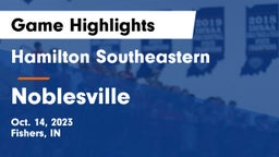 Hamilton Southeastern  vs Noblesville  Game Highlights - Oct. 14, 2023