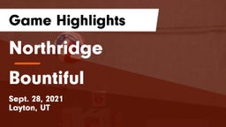 Northridge  vs Bountiful  Game Highlights - Sept. 28, 2021