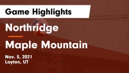 Northridge  vs Maple Mountain  Game Highlights - Nov. 5, 2021