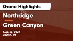 Northridge  vs Green Canyon  Game Highlights - Aug. 30, 2022