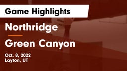Northridge  vs Green Canyon  Game Highlights - Oct. 8, 2022