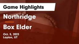 Northridge  vs Box Elder  Game Highlights - Oct. 5, 2023