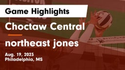 Choctaw Central  vs northeast jones Game Highlights - Aug. 19, 2023
