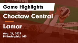 Choctaw Central  vs Lamar  Game Highlights - Aug. 26, 2023