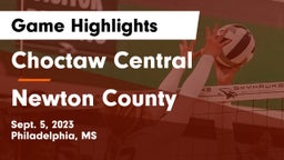 Choctaw Central  vs Newton County  Game Highlights - Sept. 5, 2023