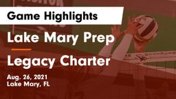 Lake Mary Prep  vs Legacy Charter Game Highlights - Aug. 26, 2021