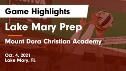 Lake Mary Prep vs Mount Dora Christian Academy Game Highlights - Oct. 4, 2021
