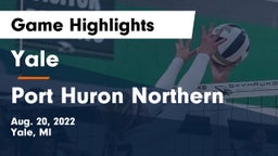 Yale  vs Port Huron Northern  Game Highlights - Aug. 20, 2022