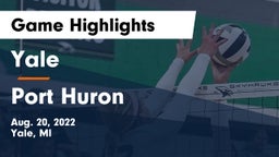 Yale  vs Port Huron  Game Highlights - Aug. 20, 2022