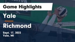 Yale  vs Richmond  Game Highlights - Sept. 17, 2022