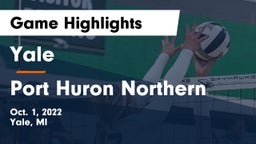 Yale  vs Port Huron Northern  Game Highlights - Oct. 1, 2022