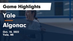 Yale  vs Algonac  Game Highlights - Oct. 18, 2022