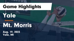Yale  vs Mt. Morris  Game Highlights - Aug. 19, 2023