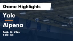 Yale  vs Alpena  Game Highlights - Aug. 19, 2023