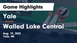 Yale  vs Walled Lake Central  Game Highlights - Aug. 19, 2023