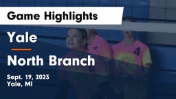 Yale  vs North Branch  Game Highlights - Sept. 19, 2023
