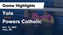Yale  vs Powers Catholic  Game Highlights - Oct. 12, 2023