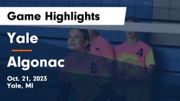 Yale  vs Algonac Game Highlights - Oct. 21, 2023