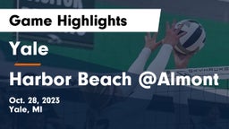 Yale  vs Harbor Beach @Almont Game Highlights - Oct. 28, 2023