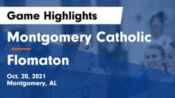 Montgomery Catholic  vs Flomaton Game Highlights - Oct. 20, 2021