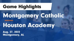 Montgomery Catholic  vs Houston Academy  Game Highlights - Aug. 27, 2022