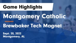 Montgomery Catholic  vs Brewbaker Tech Magnet  Game Highlights - Sept. 20, 2022