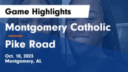 Montgomery Catholic  vs Pike Road  Game Highlights - Oct. 10, 2023