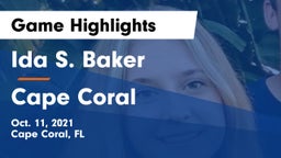 Ida S. Baker  vs Cape Coral Game Highlights - Oct. 11, 2021