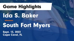 Ida S. Baker  vs South Fort Myers   Game Highlights - Sept. 13, 2022