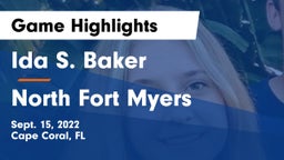 Ida S. Baker  vs North Fort Myers  Game Highlights - Sept. 15, 2022