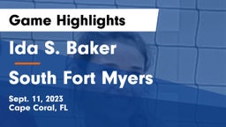 Ida S. Baker  vs South Fort Myers  Game Highlights - Sept. 11, 2023