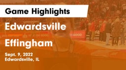 Edwardsville  vs Effingham  Game Highlights - Sept. 9, 2022