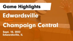 Edwardsville  vs Champaign Central  Game Highlights - Sept. 10, 2022