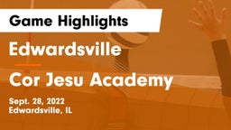 Edwardsville  vs Cor Jesu Academy Game Highlights - Sept. 28, 2022