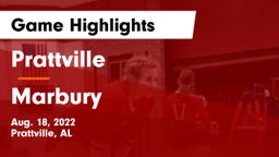 Prattville  vs Marbury Game Highlights - Aug. 18, 2022