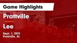 Prattville  vs Lee Game Highlights - Sept. 1, 2022