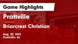 Prattville  vs Briarcrest Christian  Game Highlights - Aug. 20, 2022